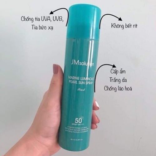 XỊT CHỐNG NẮNG JM SOLUTION MARINE LUMINOUS PEARL SUN SPRAY SPF50+ 180ml