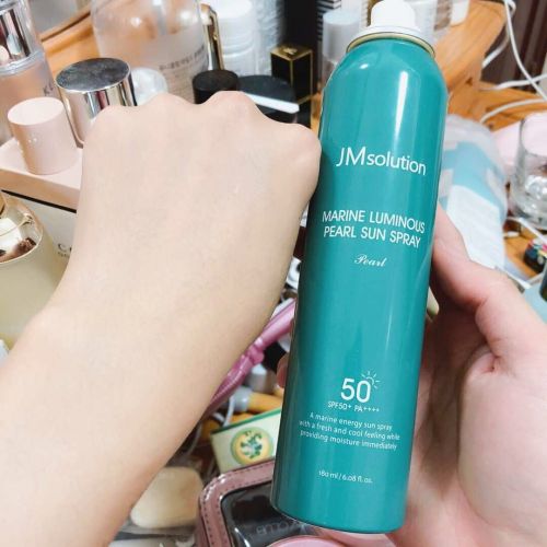 XỊT CHỐNG NẮNG JM SOLUTION MARINE LUMINOUS PEARL SUN SPRAY SPF50+ 180ml